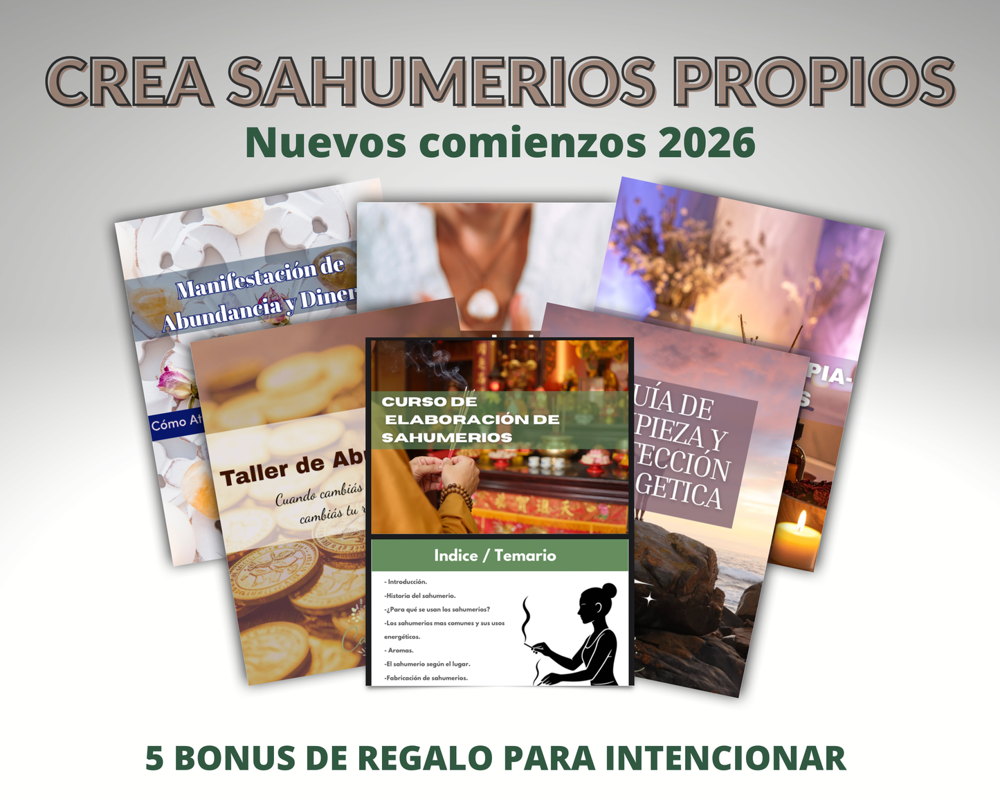 Crea tus Propios Sahumerios + 5 Bonus EXCLUSIVOS